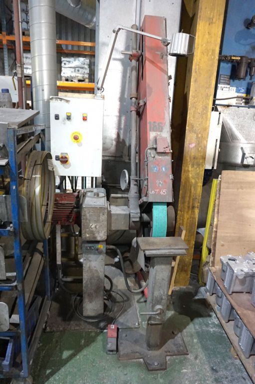 Single wheel space saver linisher, 100mm wide, 150...