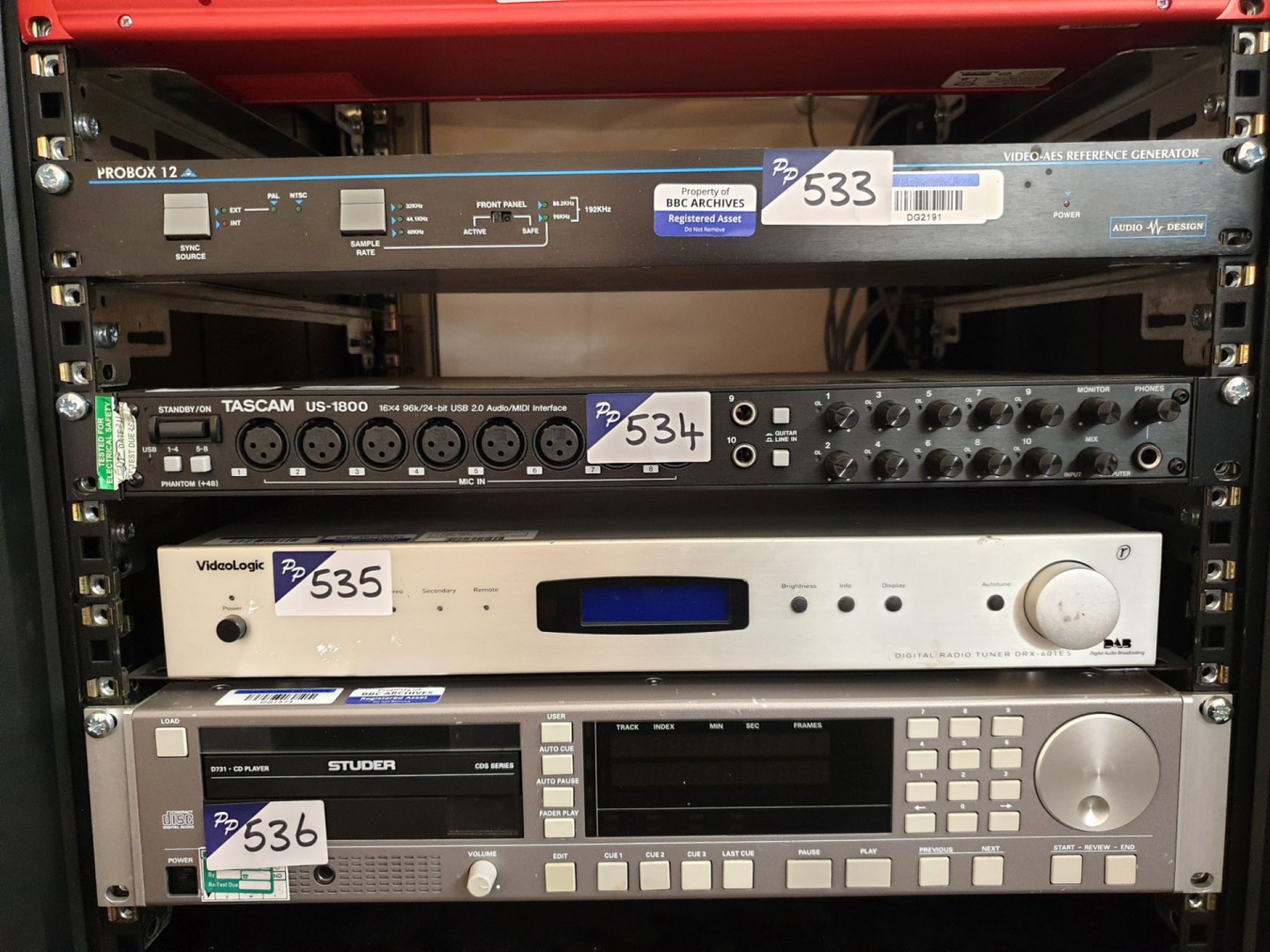 Audio Vision Pro Box 12 video AES reference genera...