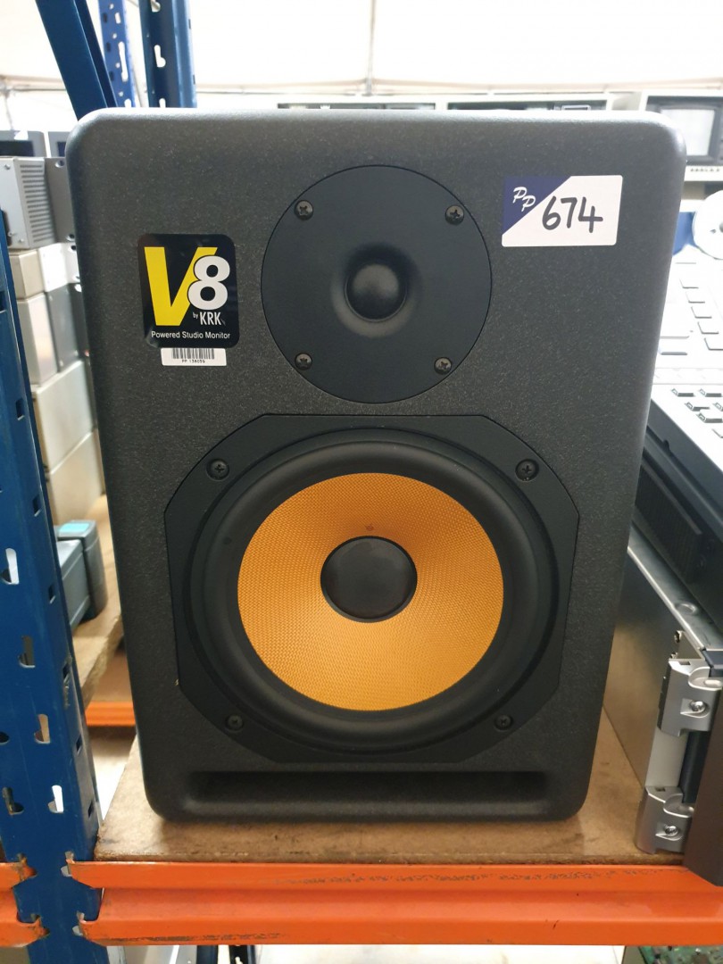 KRK V8 powered studio monitor speaker
