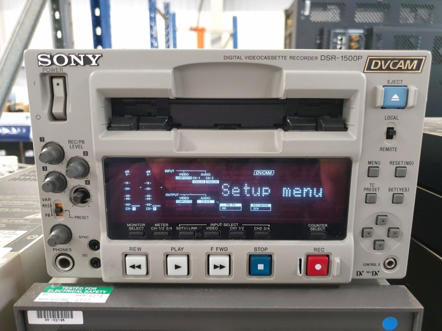 Sony DSR-1500P digital video cassette recorder - L...