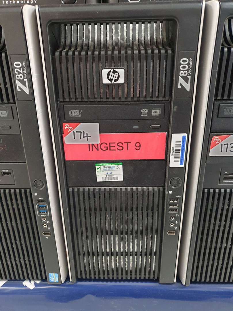 HP Z800 workstation - Lot located at: PP Saleroom,...