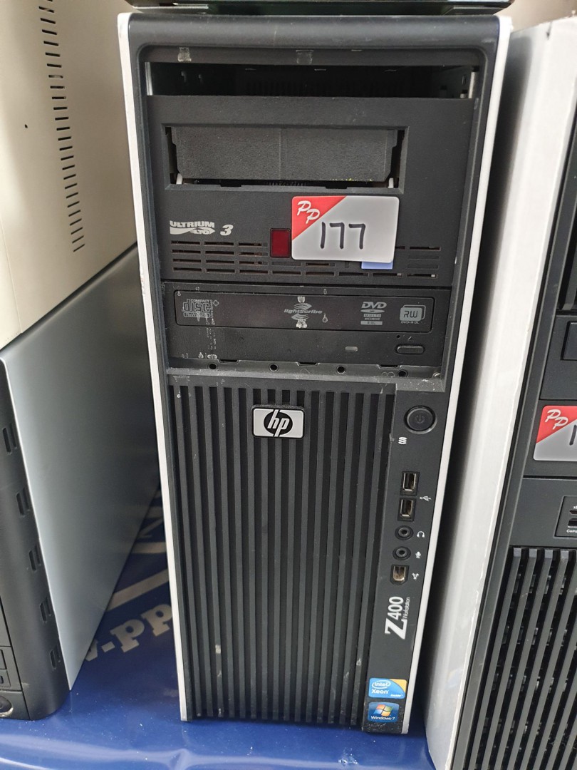 HP Z400 workstation, LTO3 tape drive - Lot located...