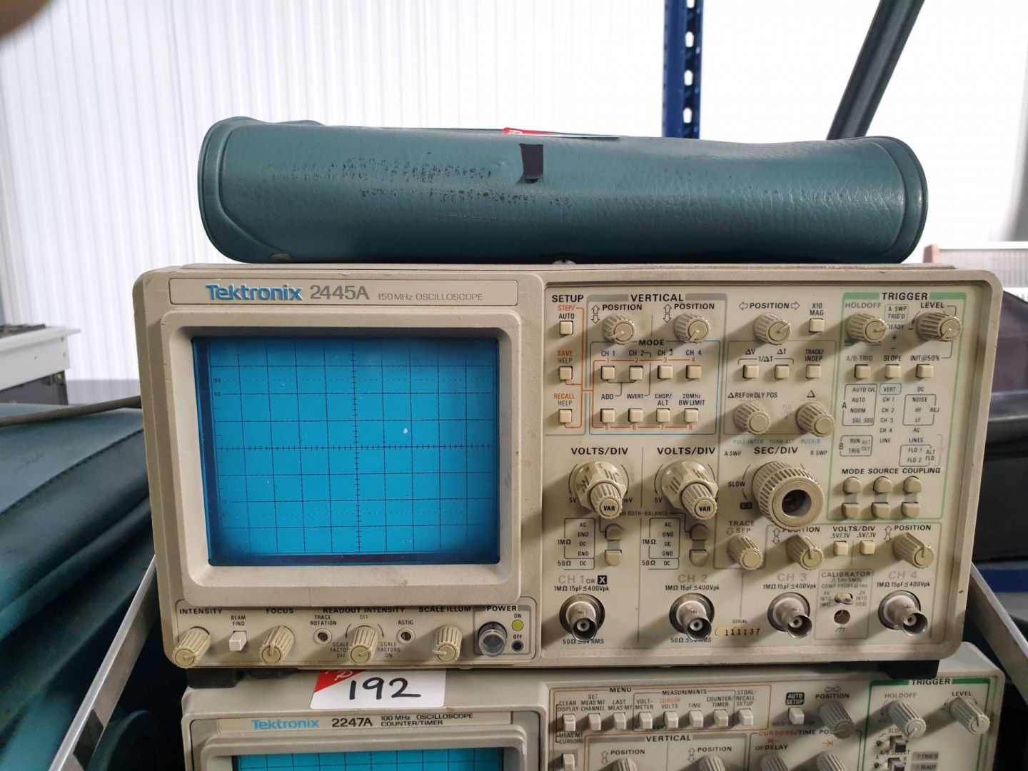 Tektronix 2445A oscilloscope,150MHz with 2x Tektro...
