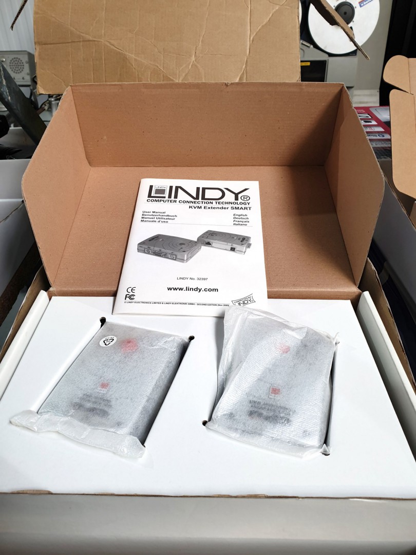 Lindy KVM extender smart PS2 & VGA (boxed & unused...