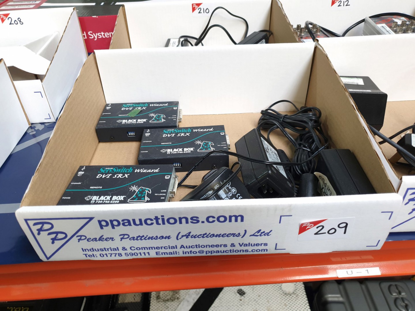 3x Black Box Servswitch wizard DVi SRX extenders r...