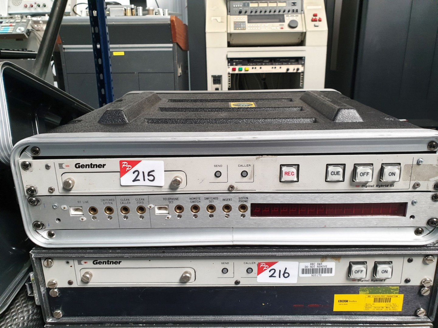 Gentner digital hybrid III line switcher in transi...