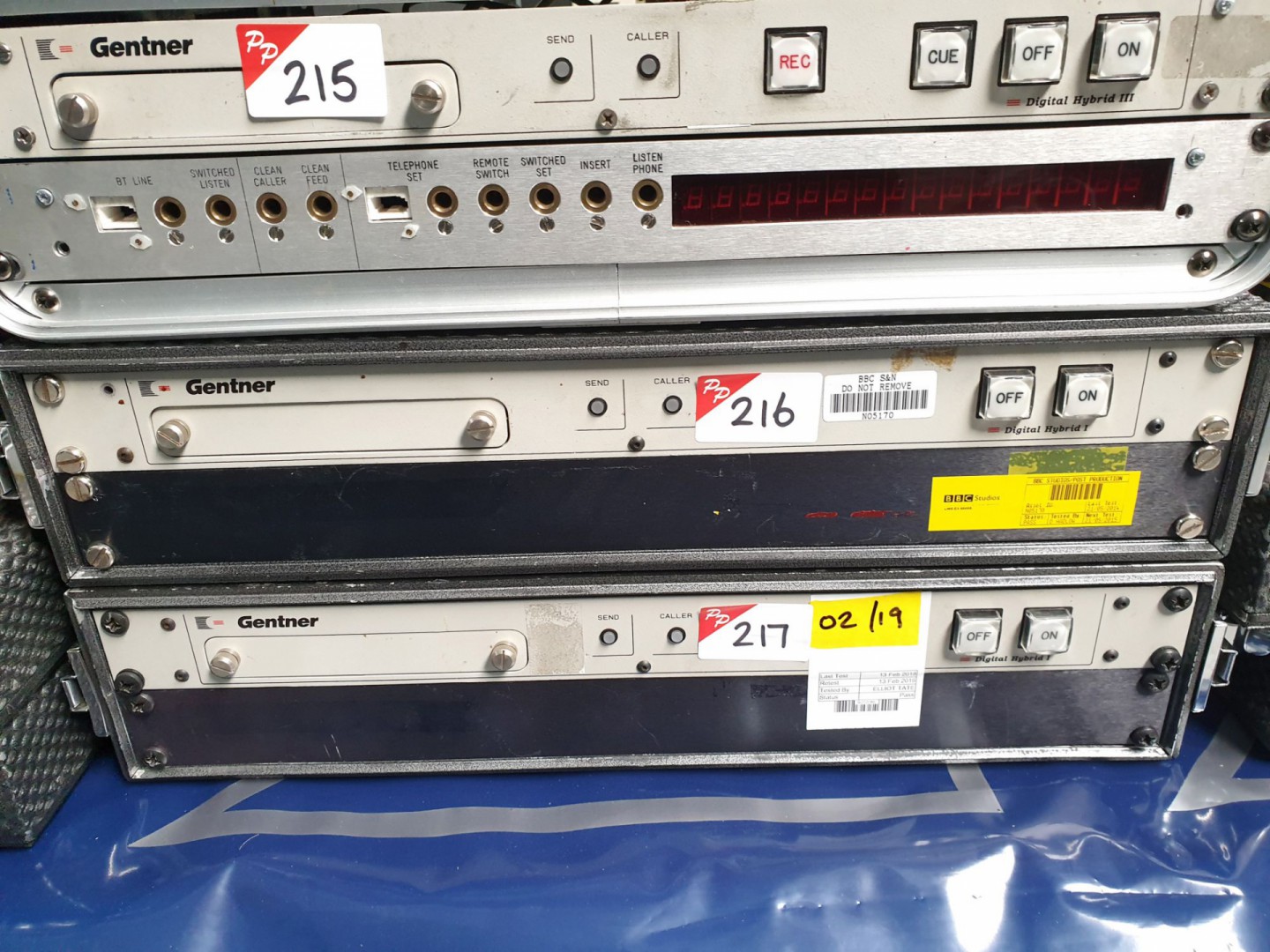 Gentner digital hybrid I line switcher in transit...