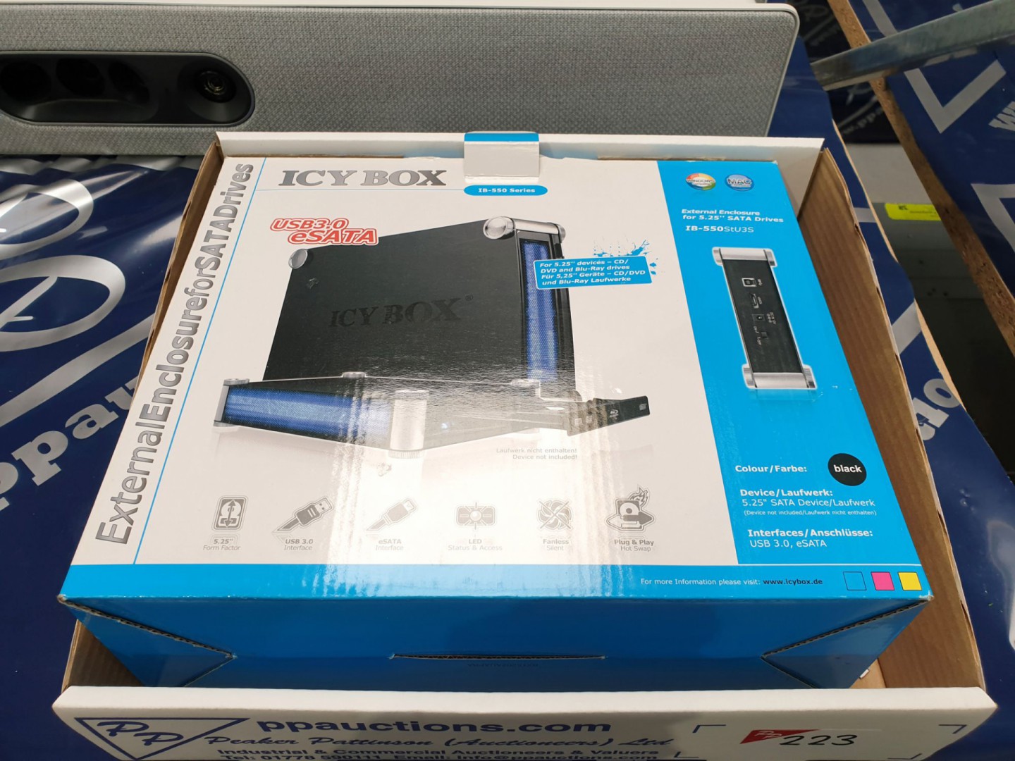 Icy Box IB550 external enclosure for sata drive (b...