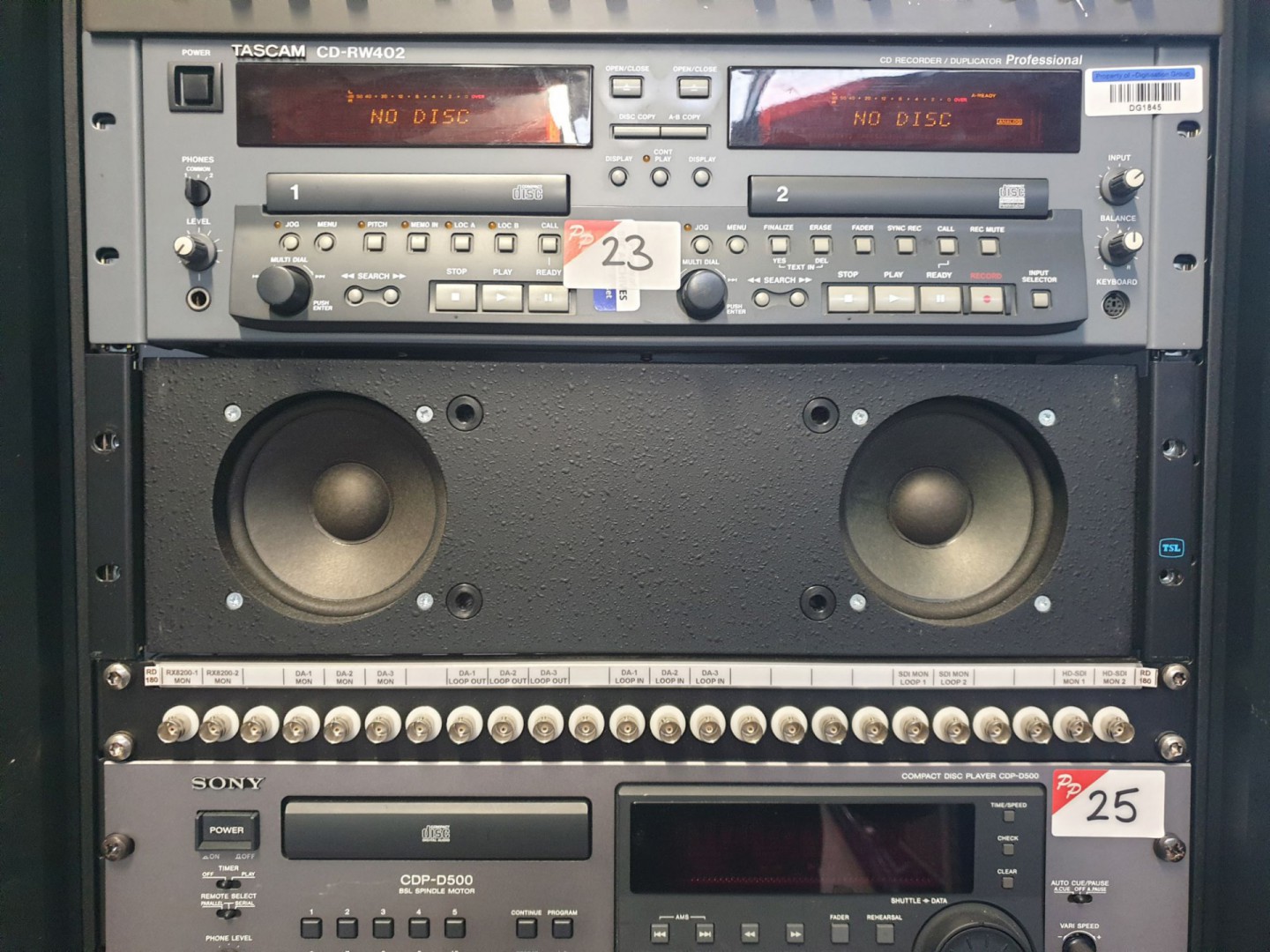 TSL rack type audio monitor - Lot located at: PP S...