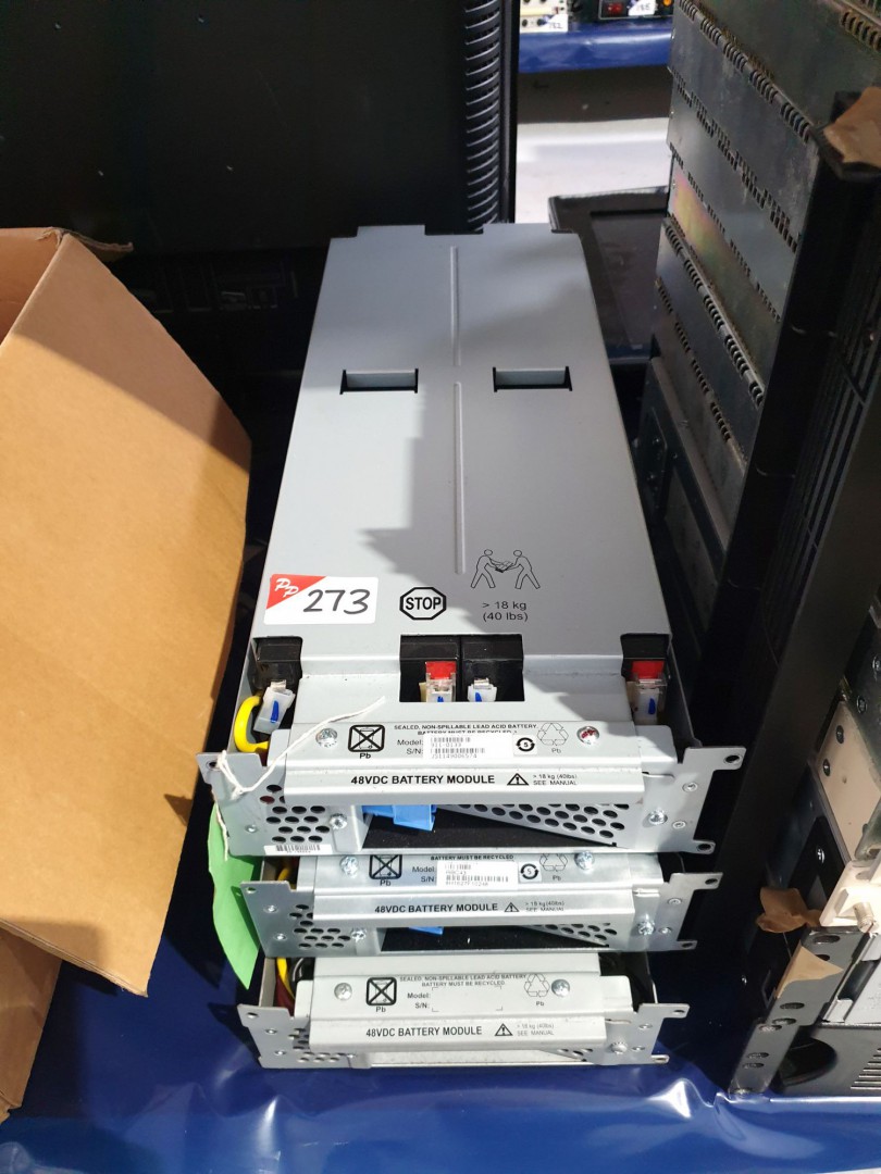 3x APC 48VDC battery modules for UPS - Lot located...