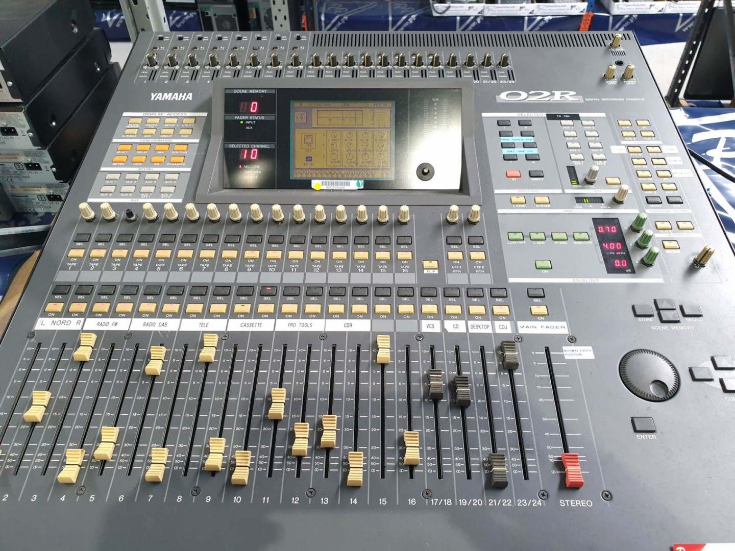 Yamaha 02R digital recording console, s/n PX01005...