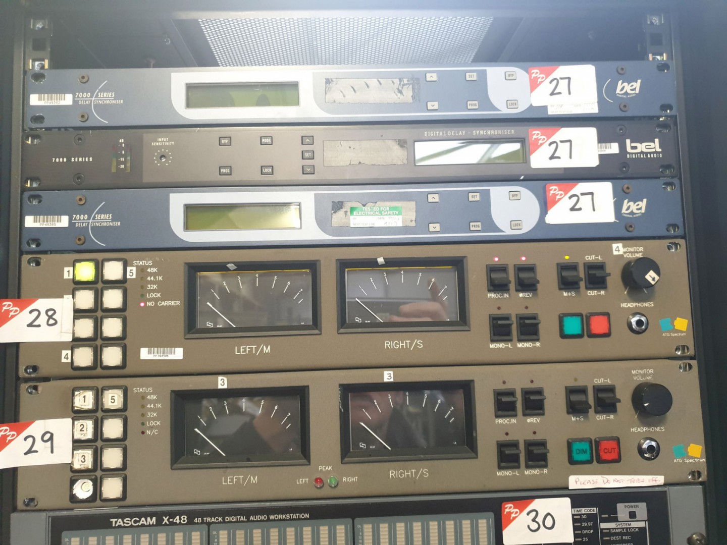 ATG Spectrum rack type audio monitor - Lot located...