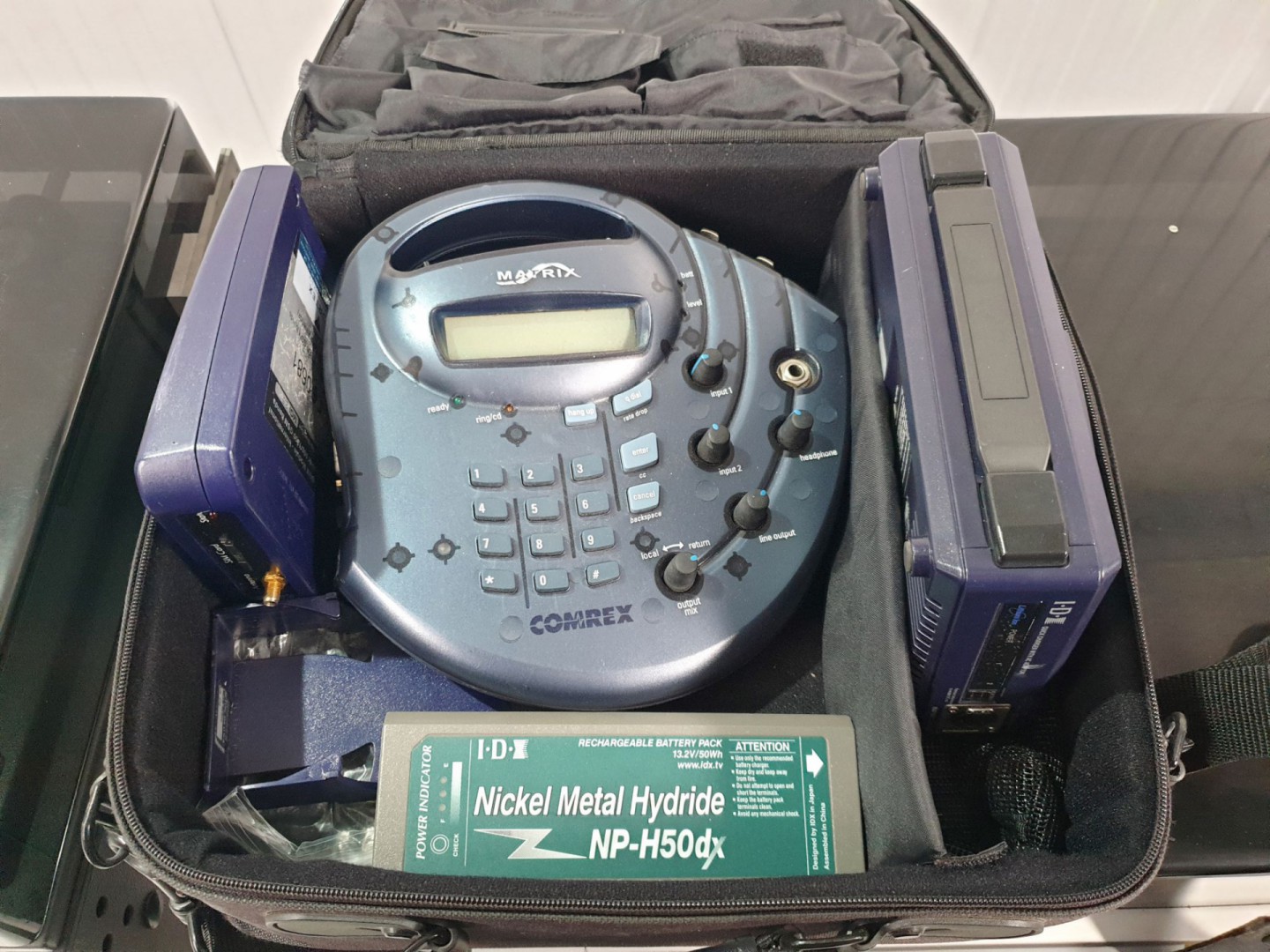 Comrex telephone matrix with GSM module, battery &...