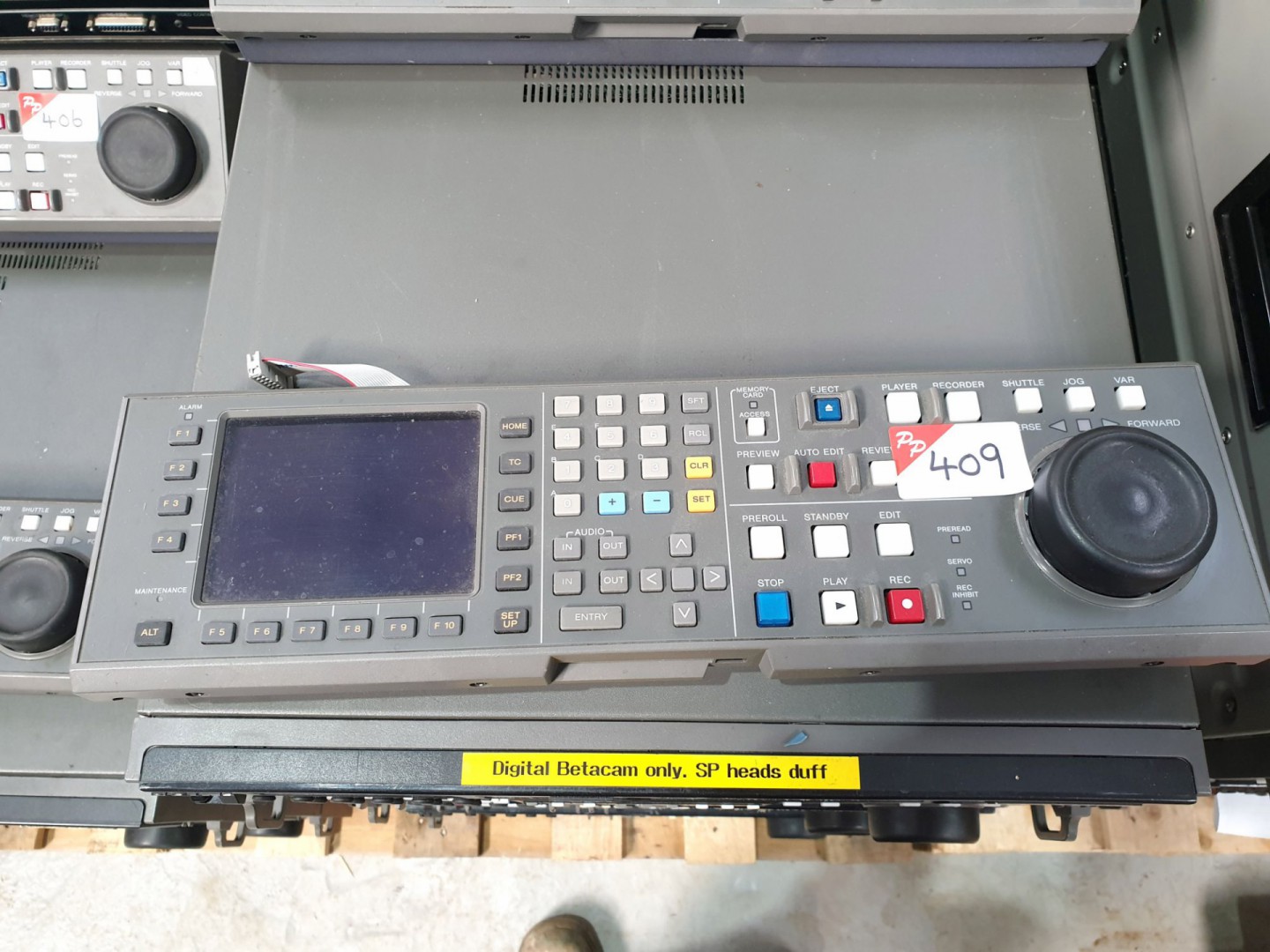Sony digital video cassette recorder remote panel...