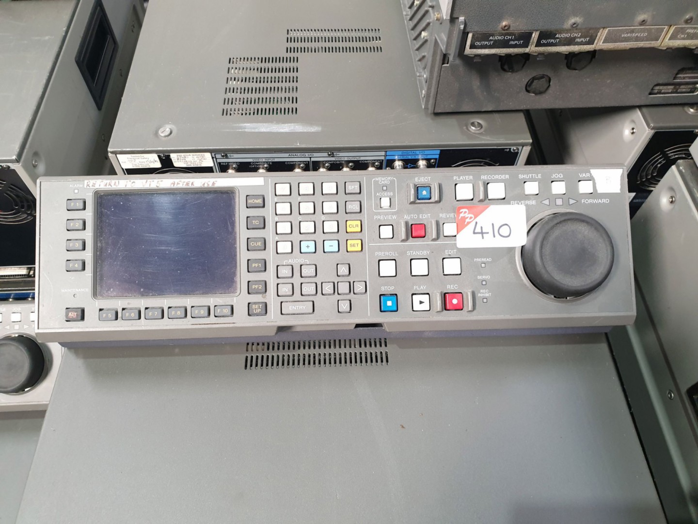 Sony digital video cassette recorder remote panel...