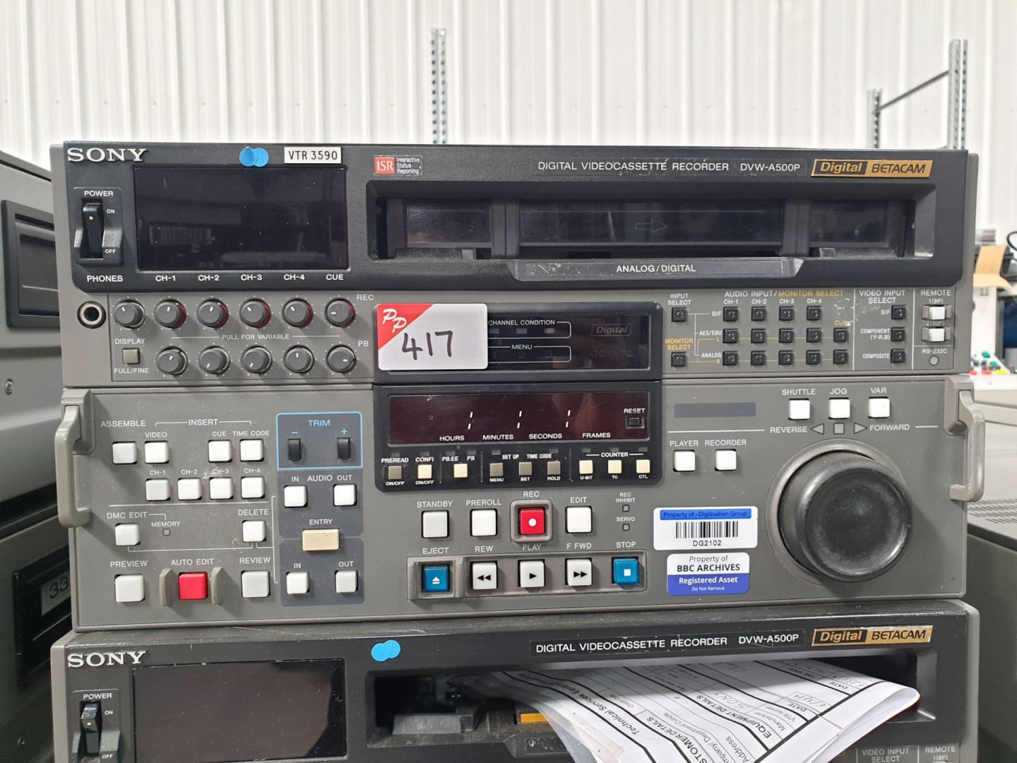 Sony DVW-A500P digital video cassette recorder - L...