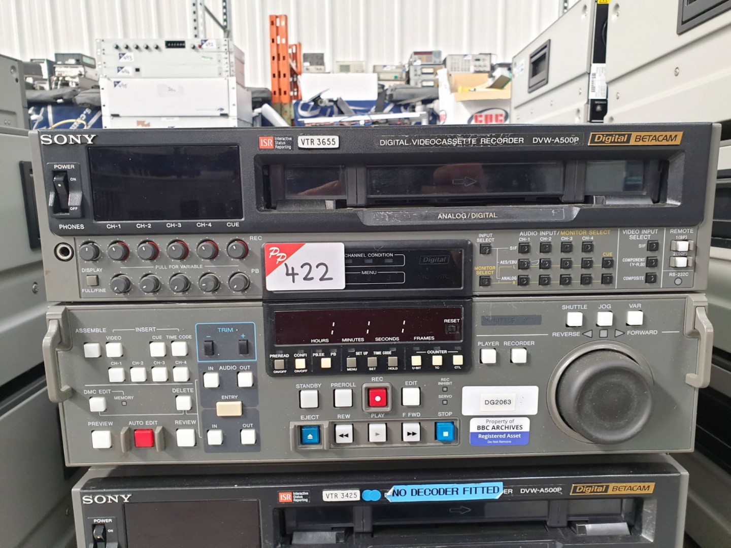 Sony DVW-A500P digital video cassette recorder - L...