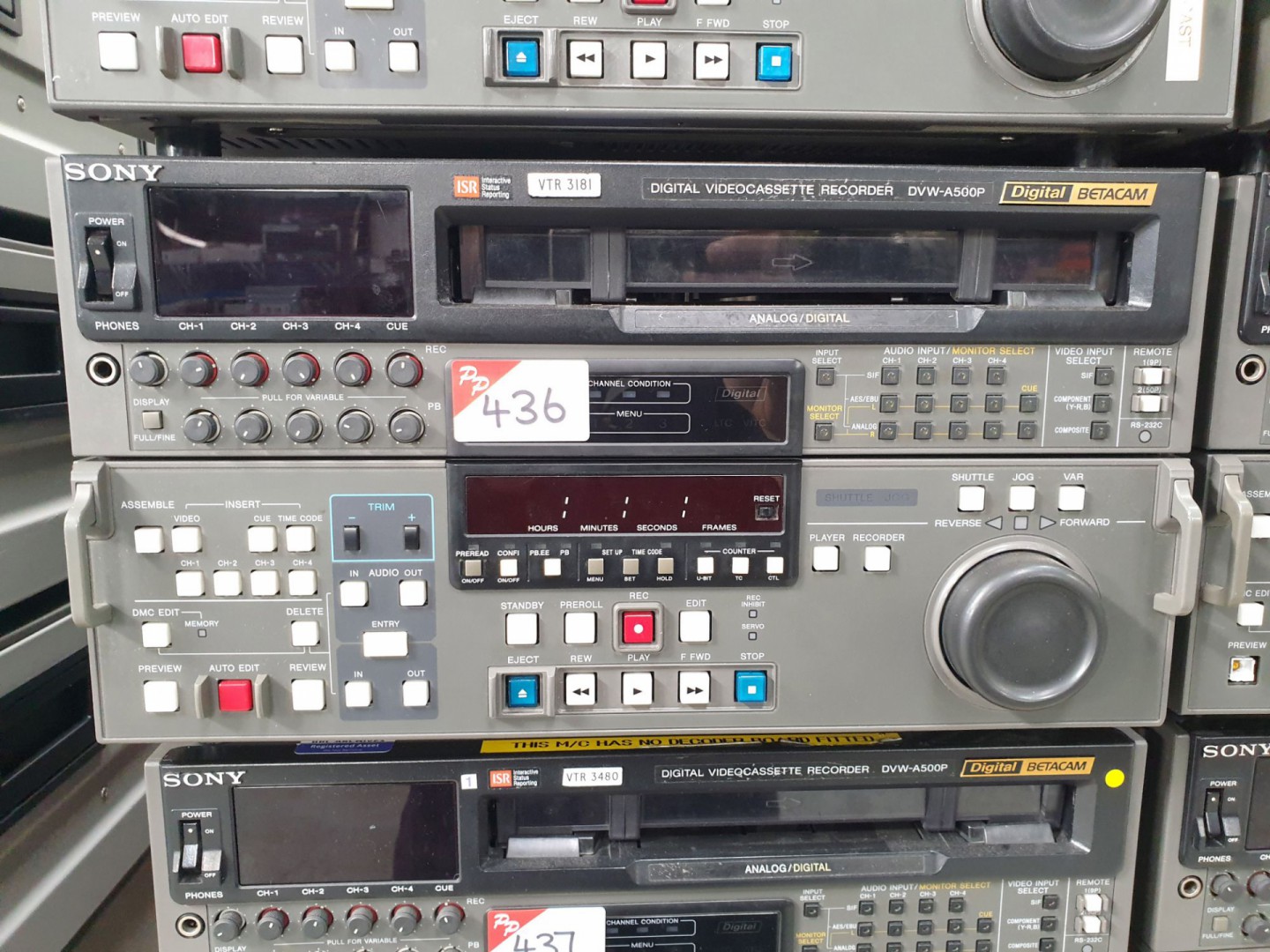 Sony DVW-A500P digital video cassette recorder - L...