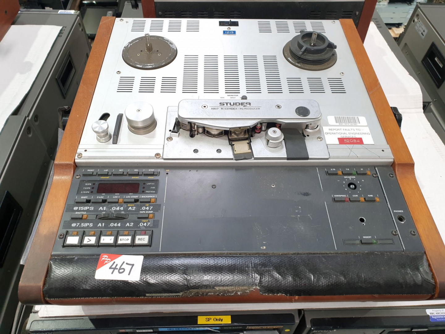 Studer A807 reel to reel recorder - reproducer, s/...