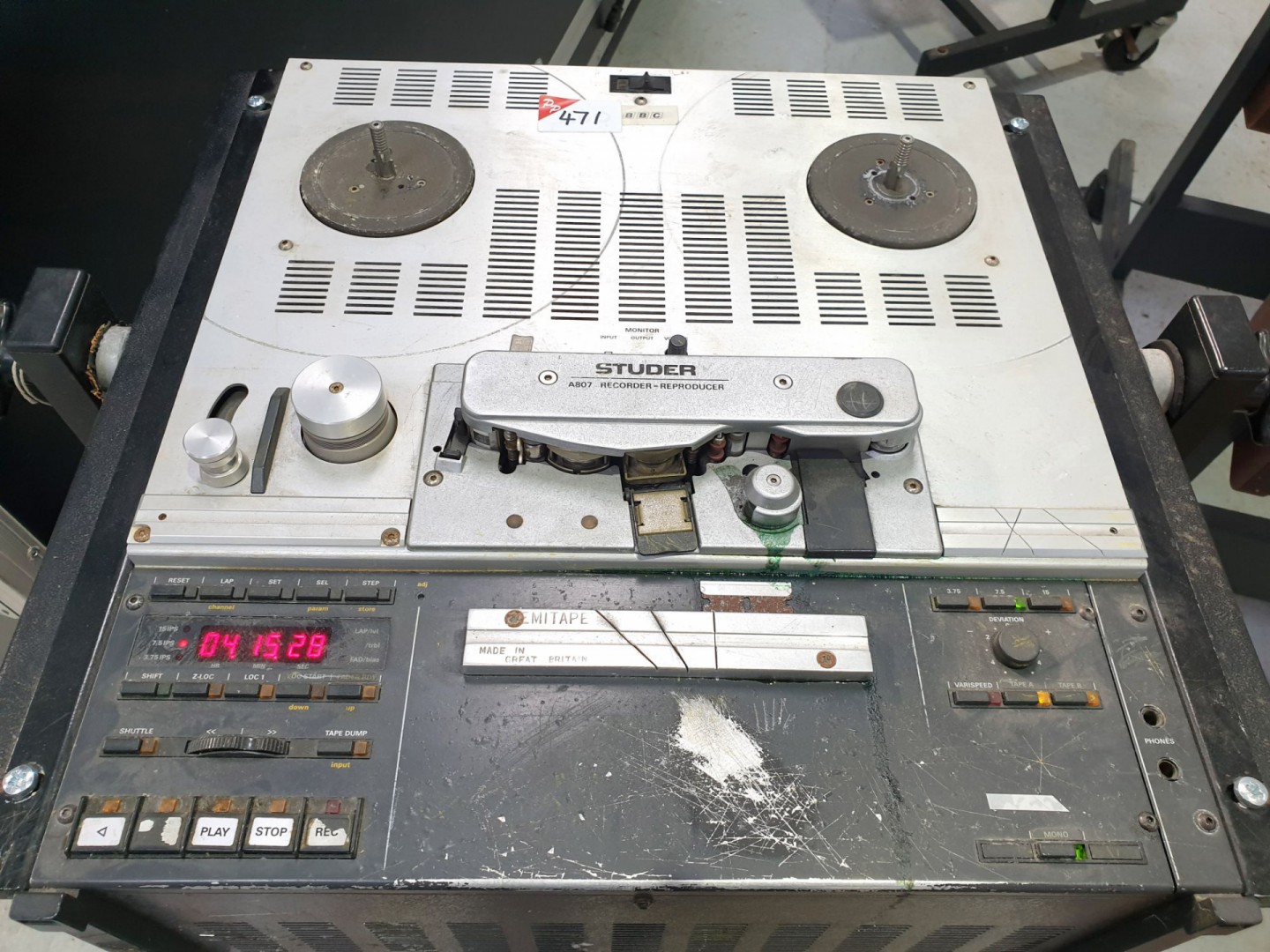 Studer A807 reel to reel recorder - reproducer, s/...