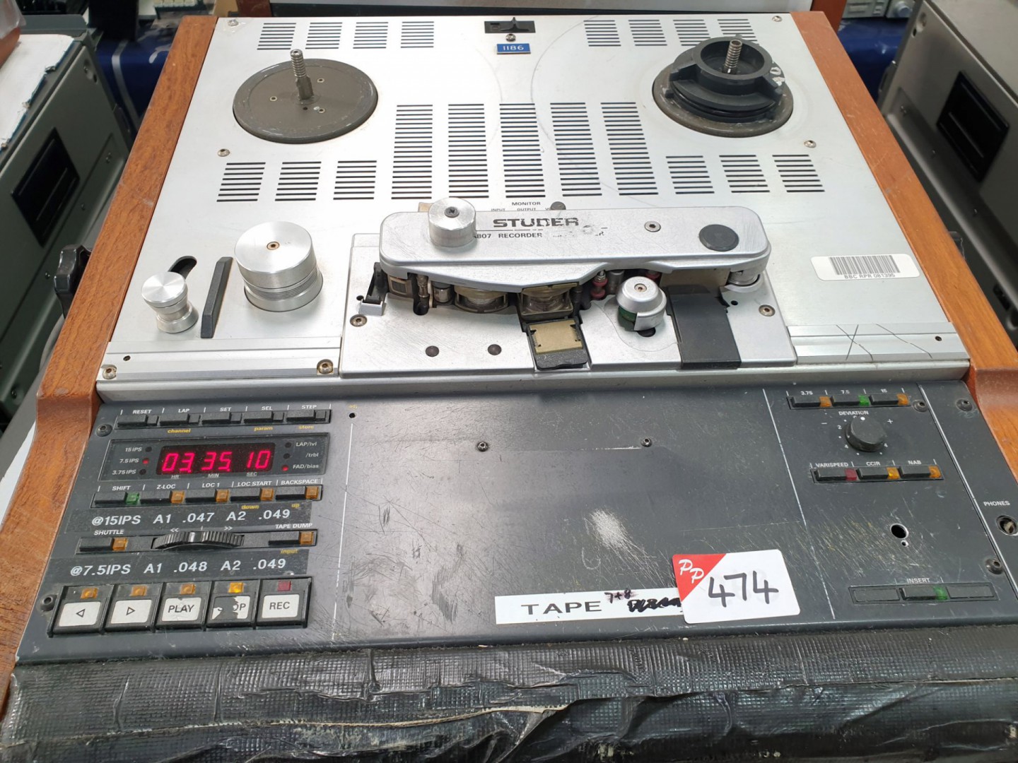Studer A807 reel to reel recorder - reproducer, s/...