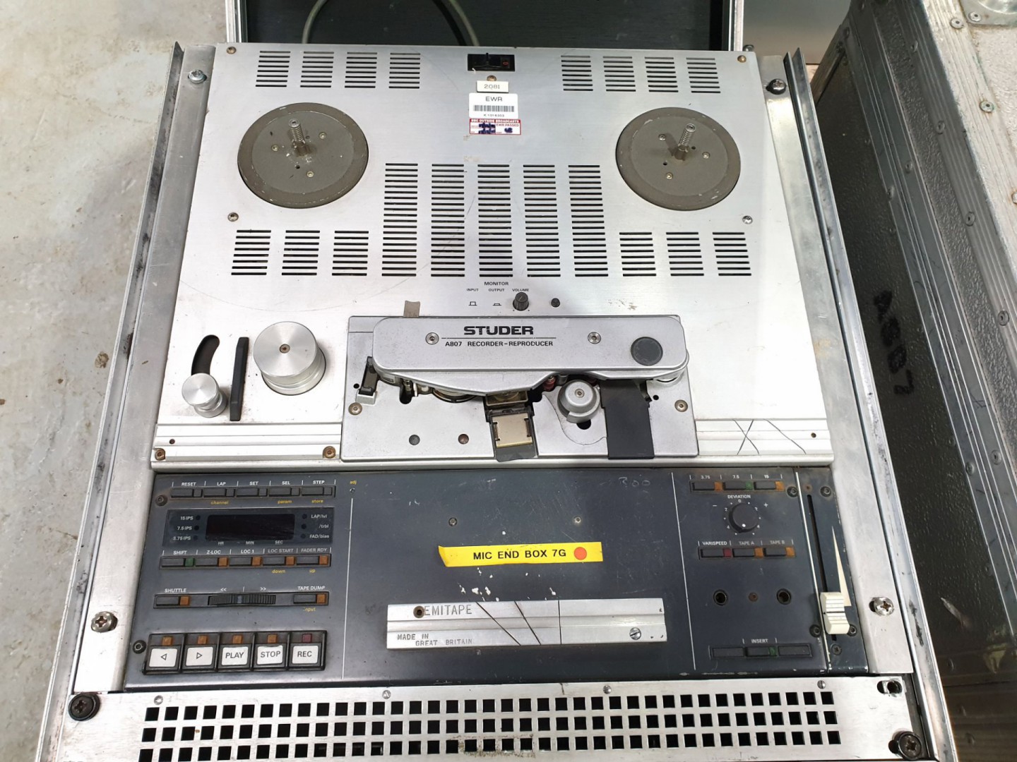 Studer A807 reel to reel recorder - reproducer in...