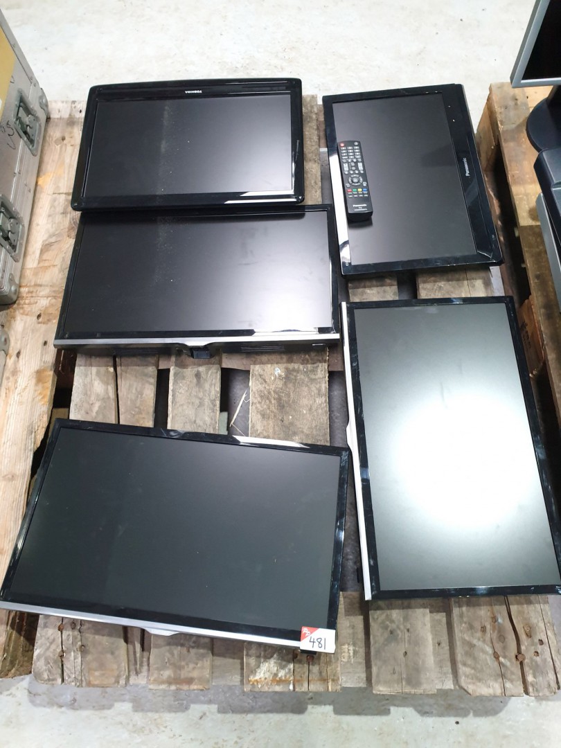 3x Samsung UE22K5000AK LCD TV's, Toshiba 19AV505D...