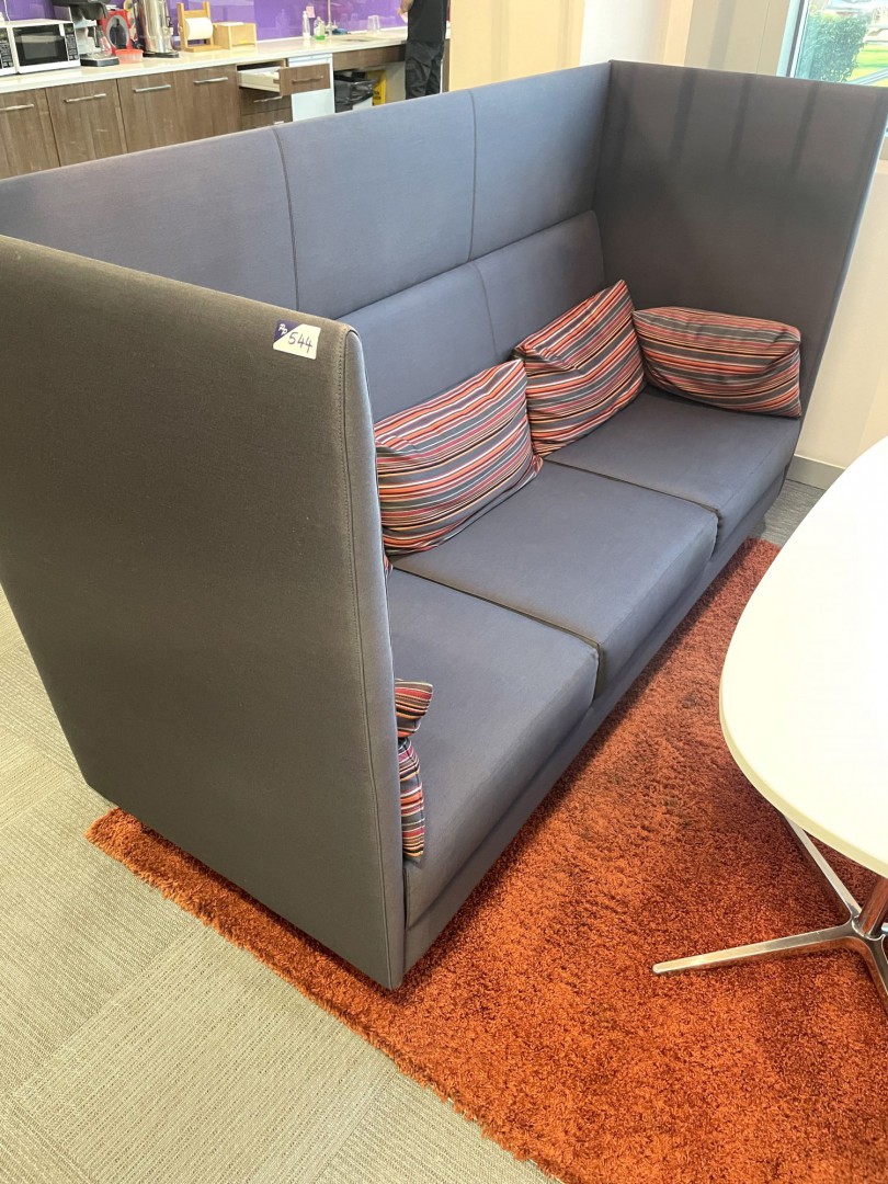 Davison Highley grey high back seating pod - Lot l...