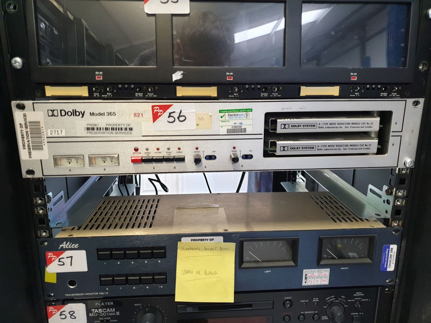 Dolby 365 A-Type noise reduction unit - Lot locate...