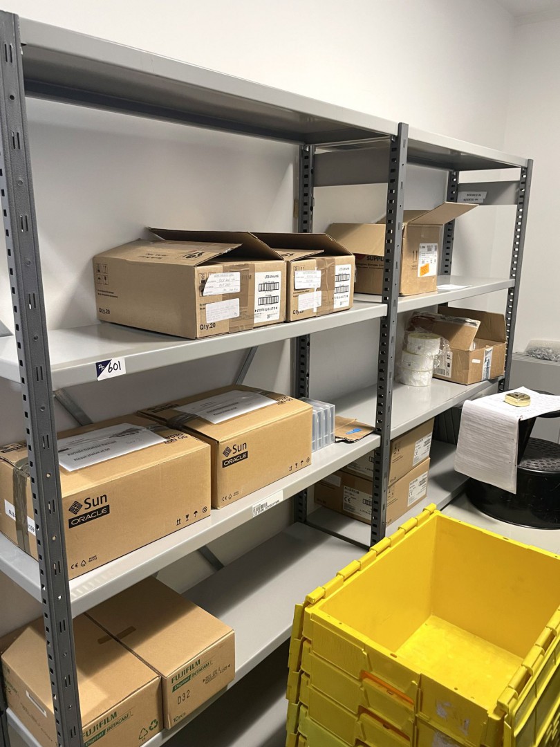 6 bays light duty boltless storage racks, 900x300x...