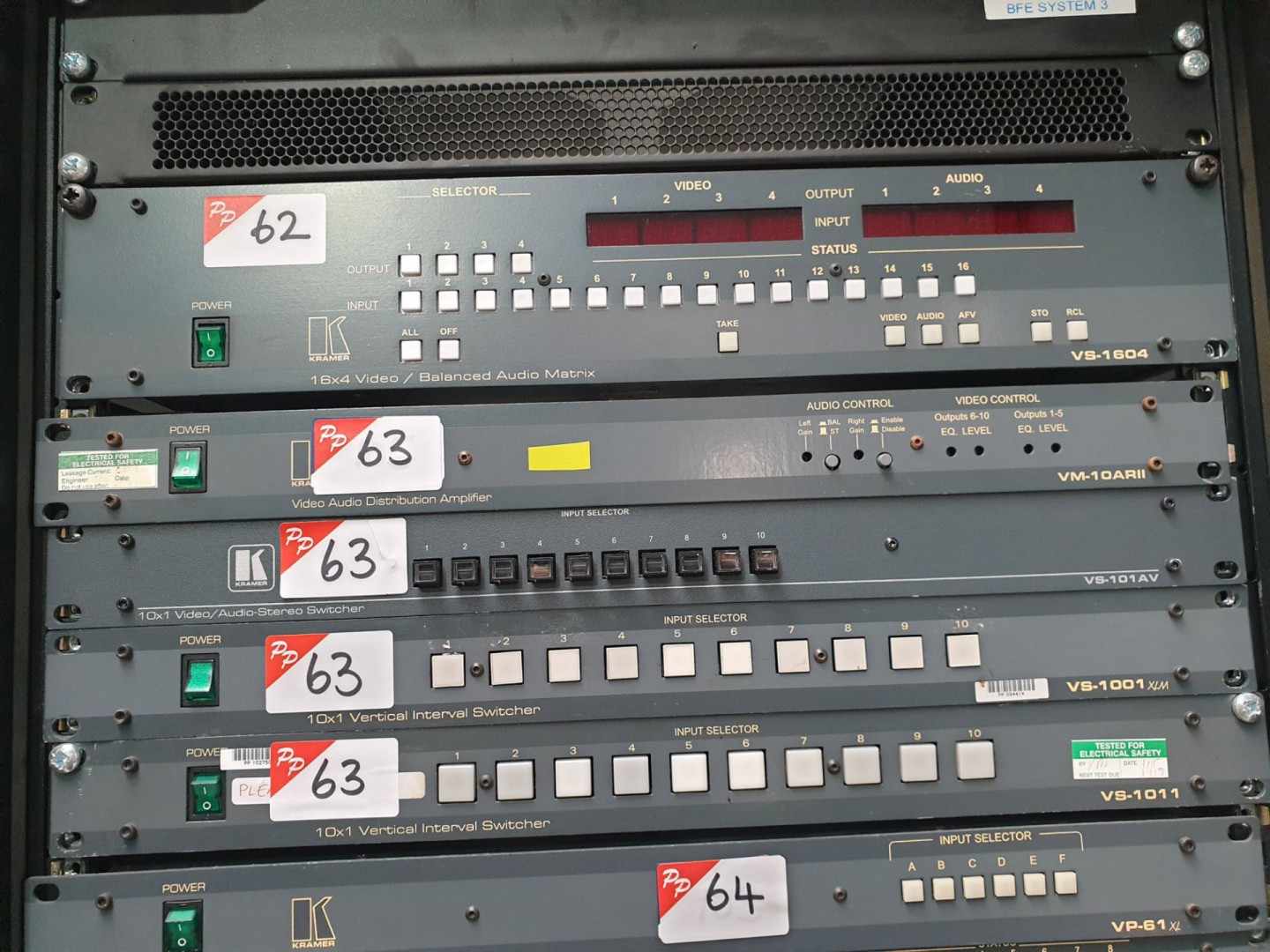 Kramer VM-10AR11 video audio distribution amp, VS-...
