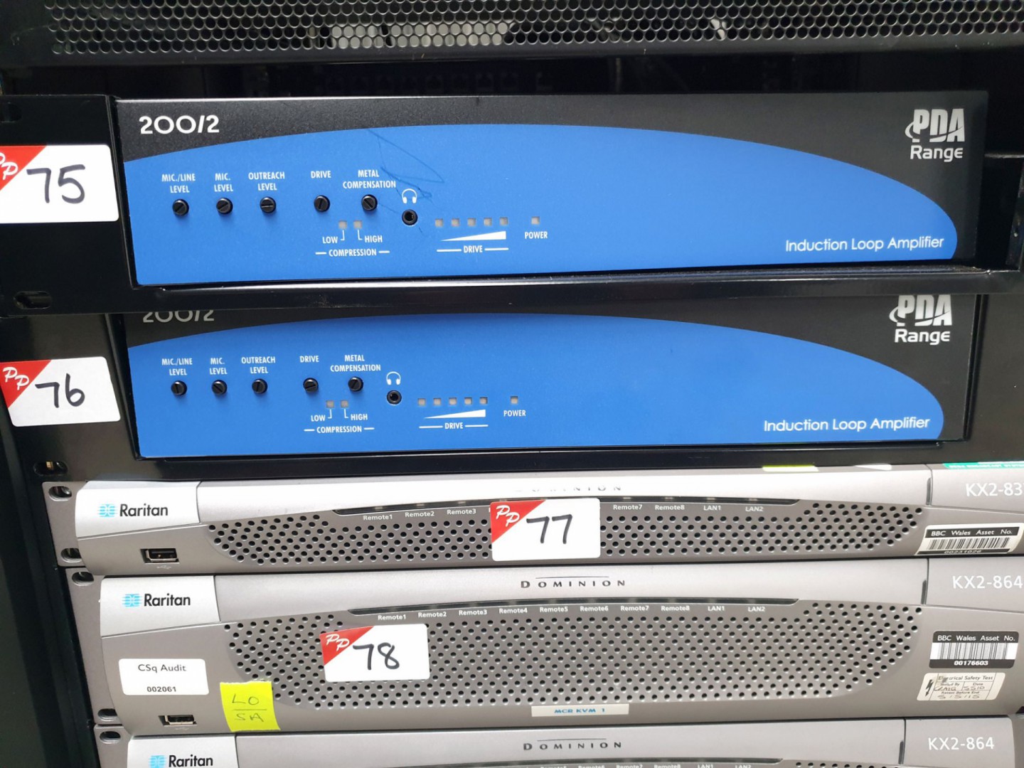PDA range 200/2 induction 100P amplifier - Lot loc...