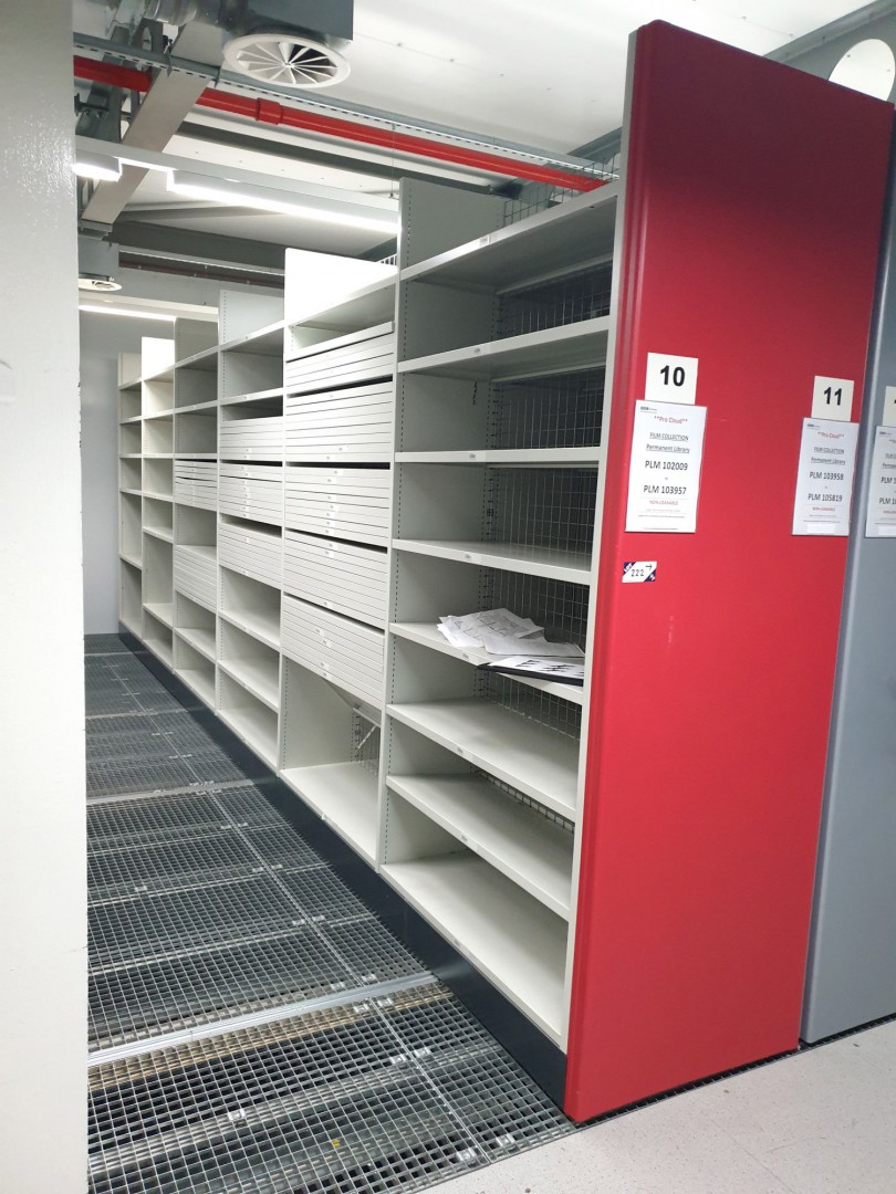 6 bays Bruynzel Compactus multishelf rolling stora...