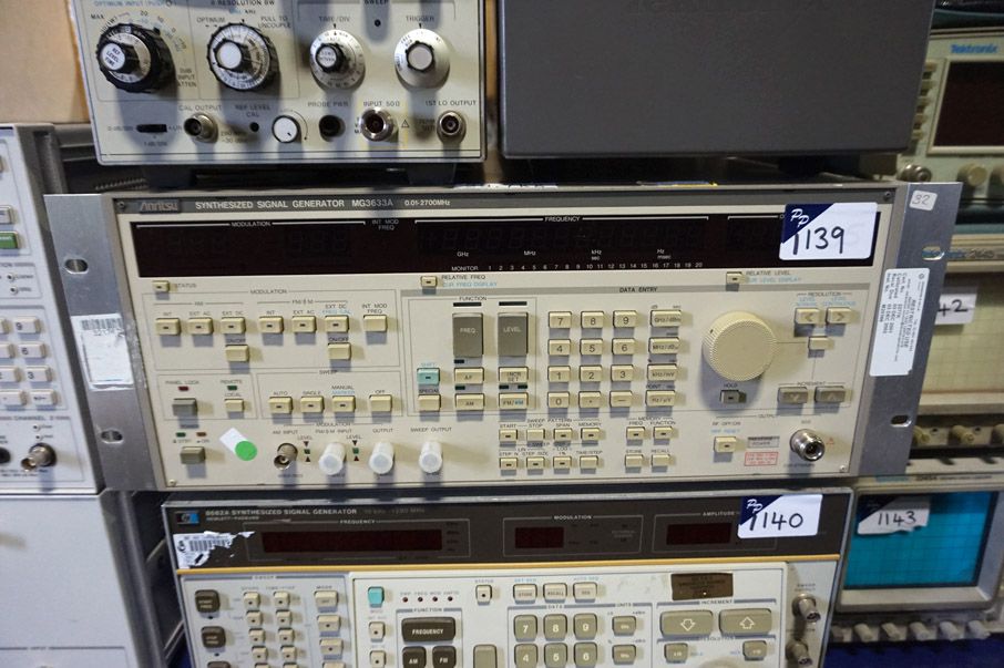 Anritsu MG3633A synthesized signal generator, 0.01...