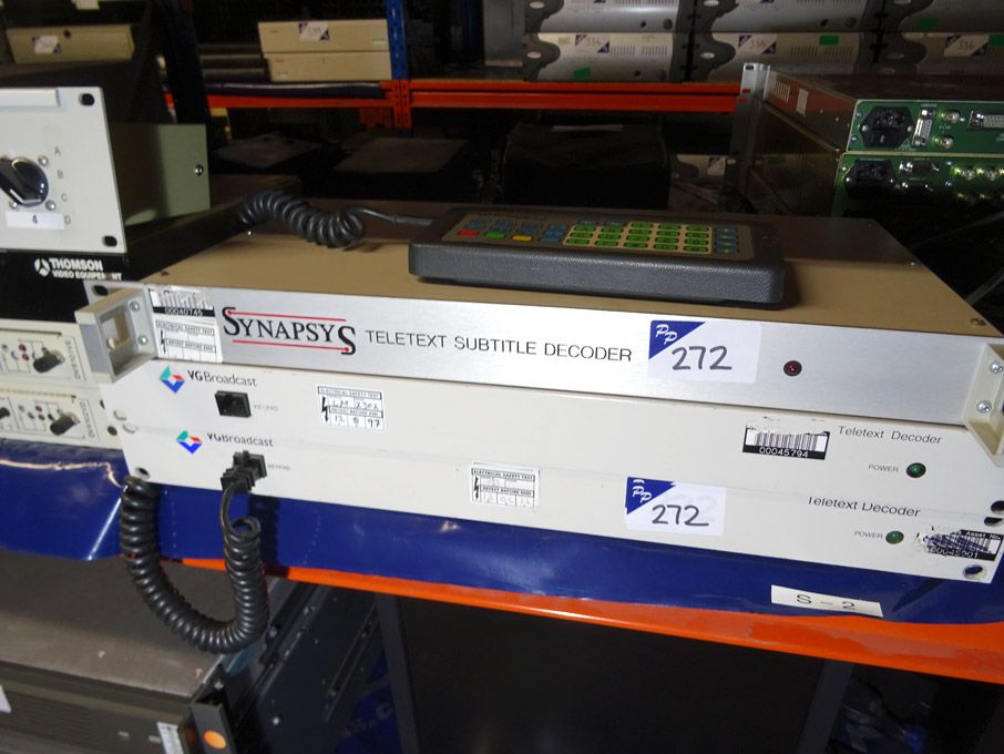 Synapsys teletext subtitle decoder, 2x VG broadcas...