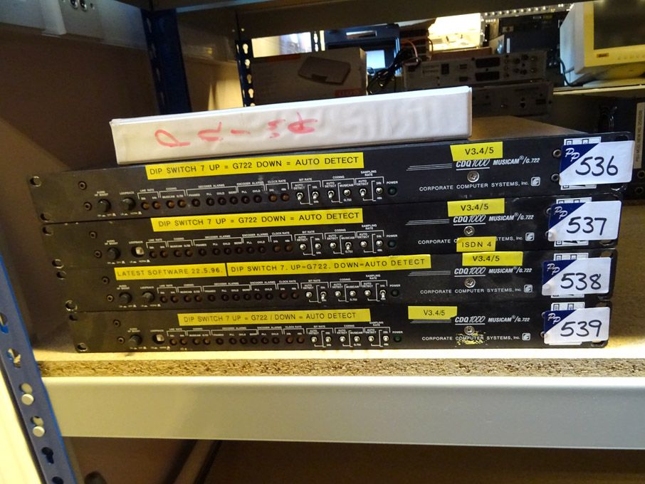 CCS CDQ1000 Musicam / G.722 ISDN codec - Located a...