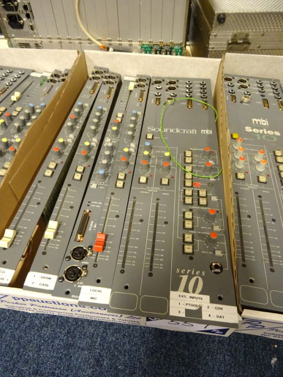 MBI Broadcast Systems Series 10 mixing modules - L...