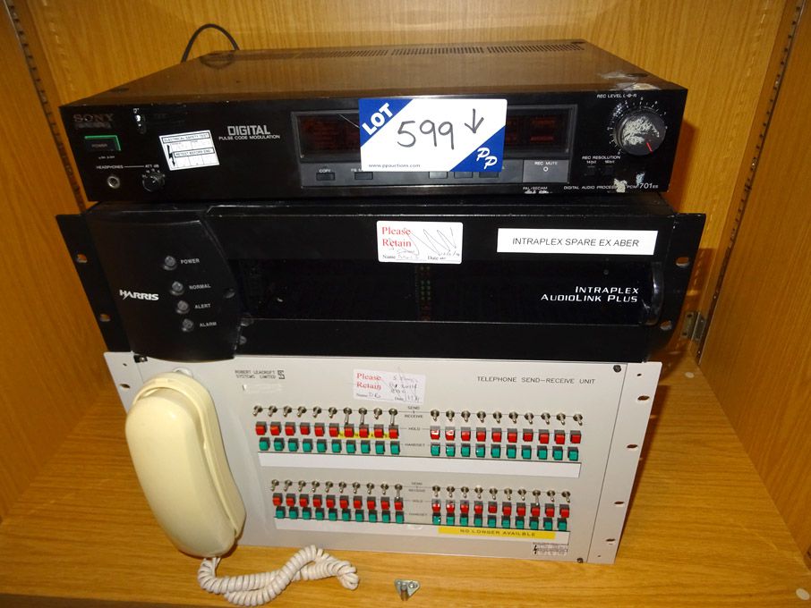 Robert Leacroft telephone send-receive unit, Intra...