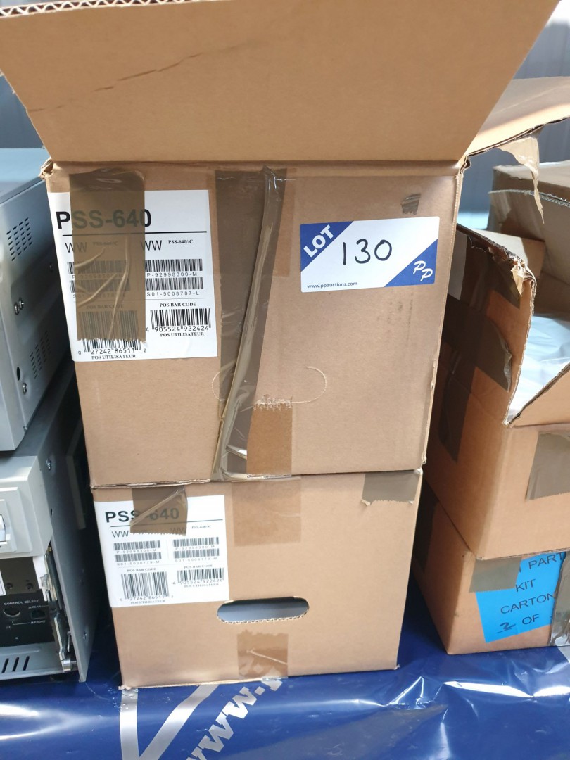 2x Sony PSS-640 projector wall mount brackets (box...