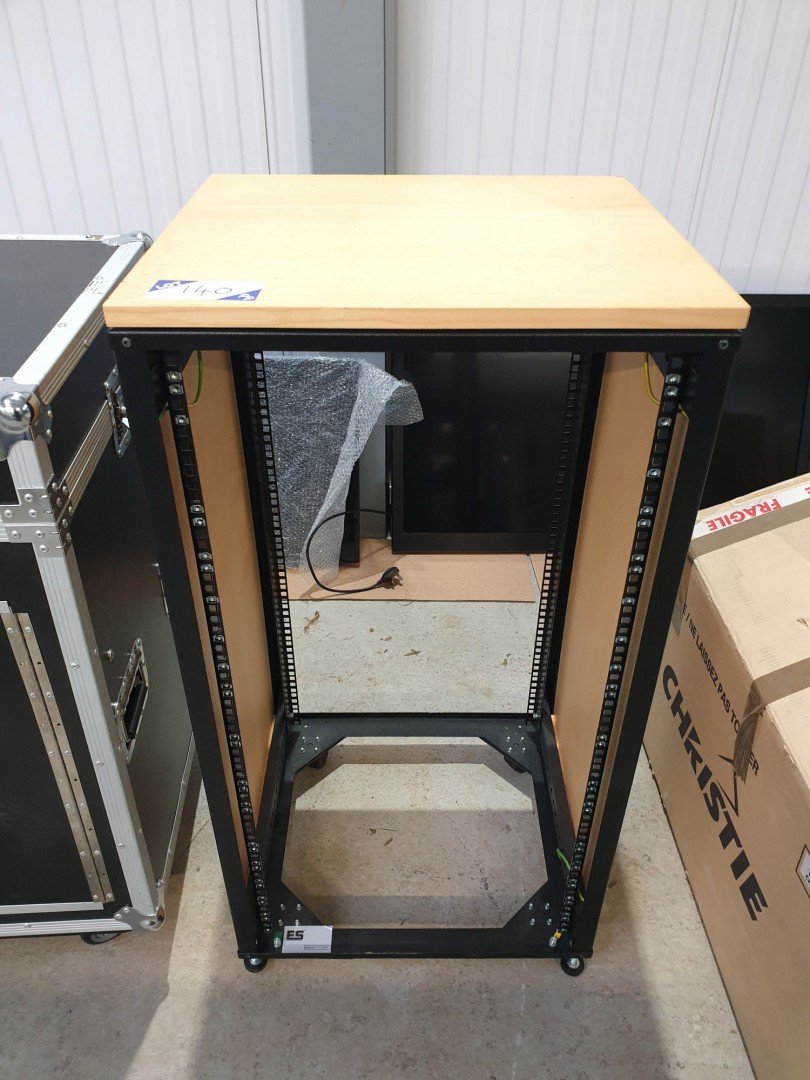 ES wood / metal rack unit, 550x500x1100mm