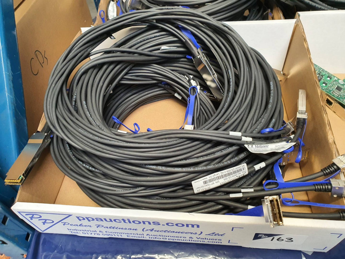 Qty various Mellanox Tech etc cables