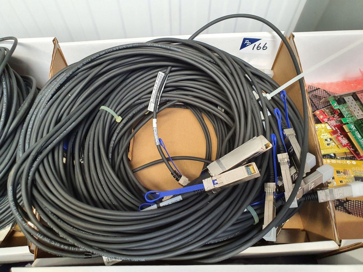 Qty various Mellanox Tech etc cables
