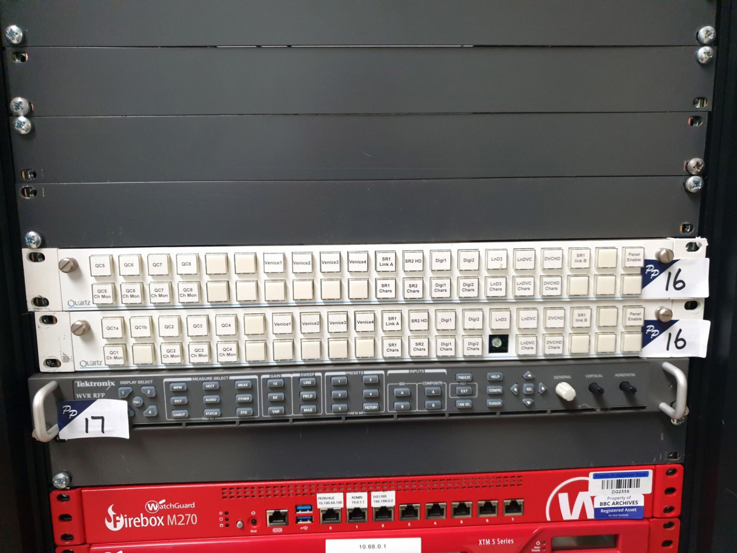 2x Quartz CP-3202E router panels