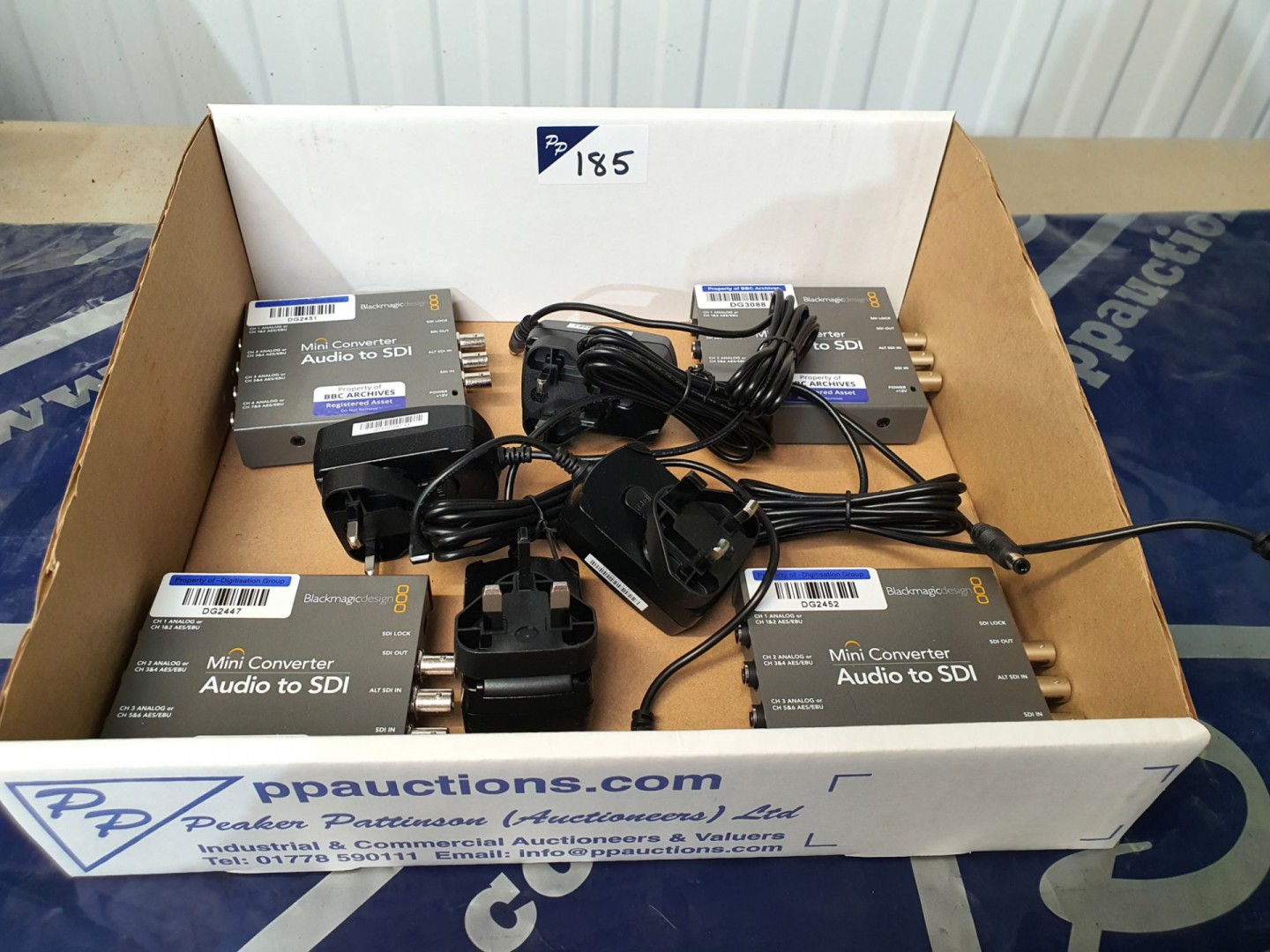 4x Blackmagic Audio to Sdi mini converters