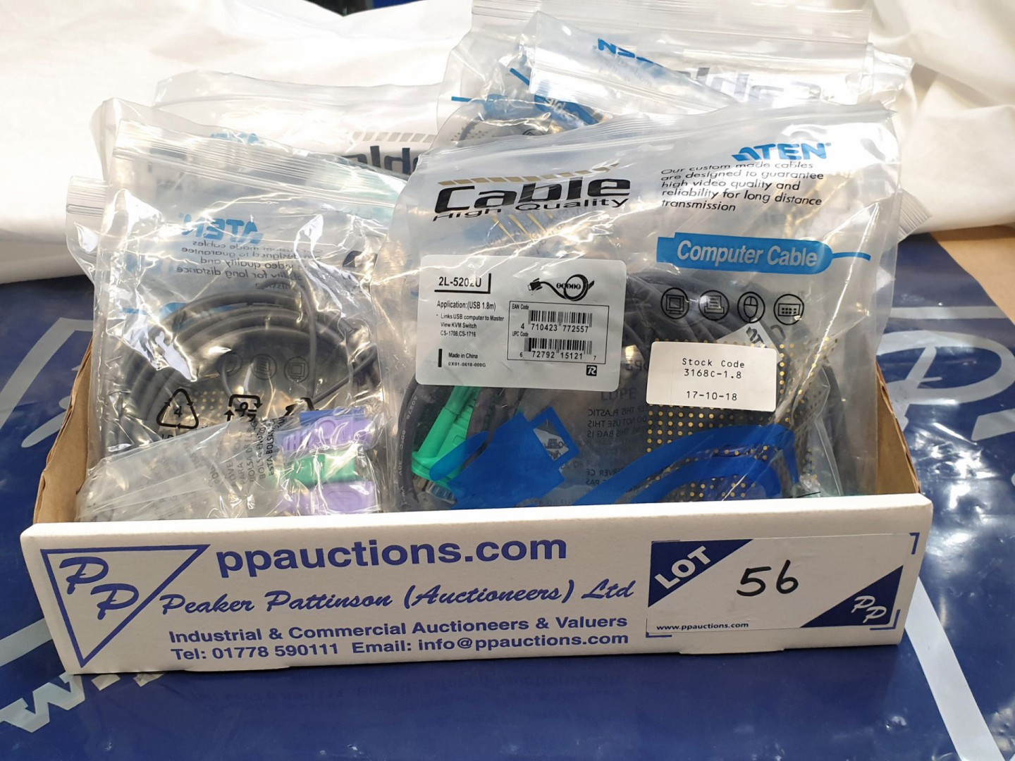 Qty various Aten 2L-5202U USB computer to Mastervi...