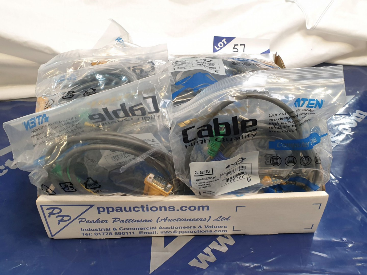 Qty various Aten 2L-5202U USB computer to Mastervi...