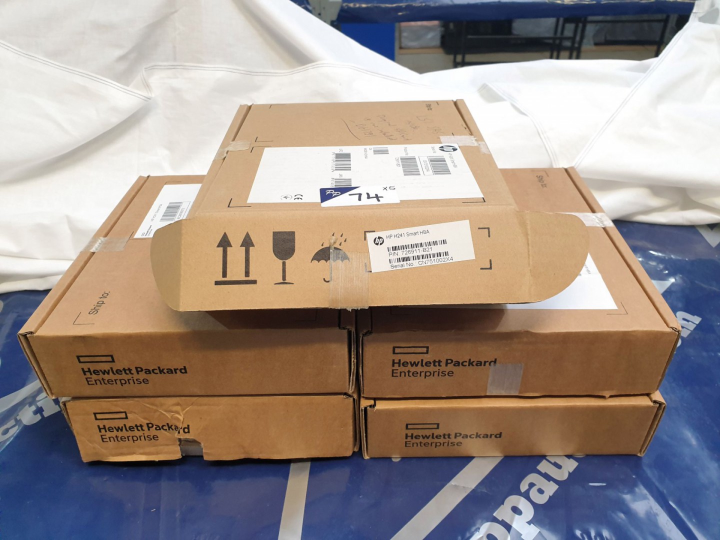 4x HP 241 Smart HBA (boxed & unused), 1x LSi SAS93...