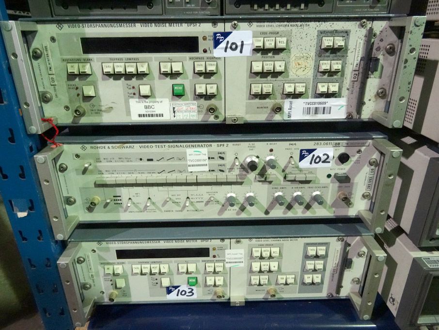Rohde & Schwarz UPSF 2 video noise monitor