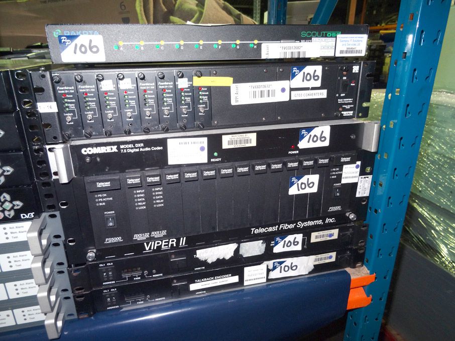 Comrex DXR 7.5 digital audio codec, Telecast PS500...