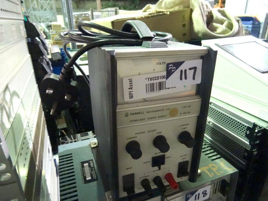 Farnell L10-3C stabilised power supply, 0-10v / 3A